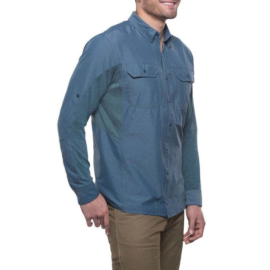 Kuhl Airspeed Mens Long Sleeve Shirt - Pirate Blue