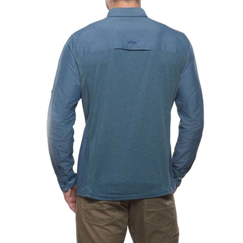 Load image into Gallery viewer, Kuhl Airspeed Mens Long Sleeve Shirt - Pirate Blue
