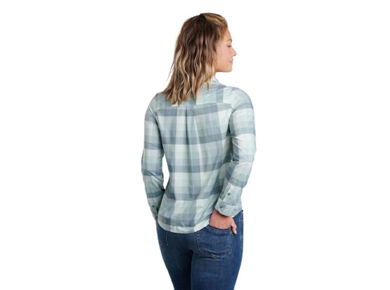 Load image into Gallery viewer, Kuhl Kamp Long Sleeve Ladies Shirt - Soft Jade 

