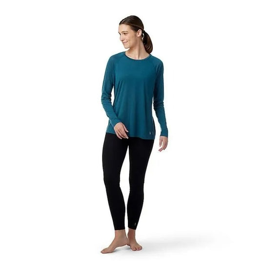 SMARTWOOL 120 SPORT LONG SLEEVE WOMENS TEE - TWILIGHT BLUE