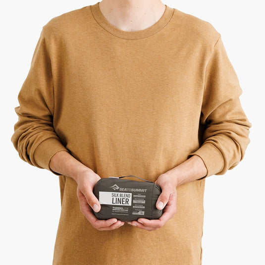 Sea to Summit Silk Blend Sleeping Bag Liner with Pillow Sleeve