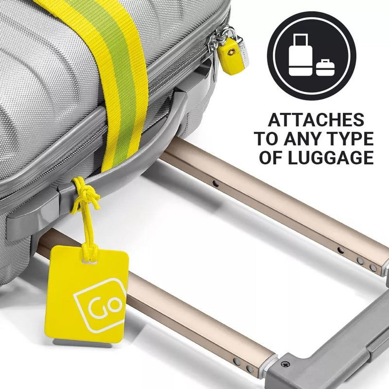 Load image into Gallery viewer, GO Luggage Tag Twin Pack (Yellow/Green)
