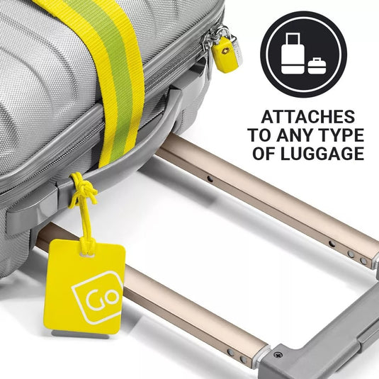 GO Luggage Tag Twin Pack (Yellow/Green)