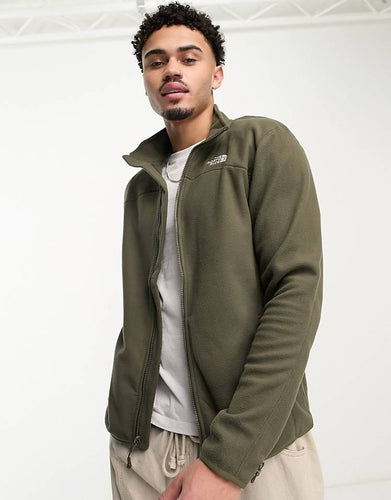 The North Face Mens TKA Glacier Full Zip Jacket - New Taupe Green