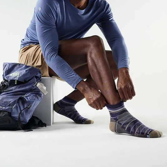 Smartwool Hike LC Pattern Ankle Socks Nightfall