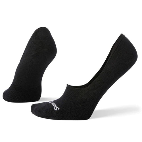 SMARTWOOL CUSHION HIDE N SEEK NO SHOW - BLACK 