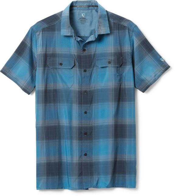 Load image into Gallery viewer, Kuhl Stretch Response Short Sleeve Mens Short - Shadow Blue
