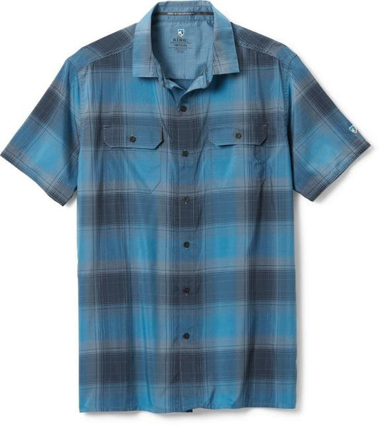 Kuhl Stretch Response Short Sleeve Mens Short - Shadow Blue