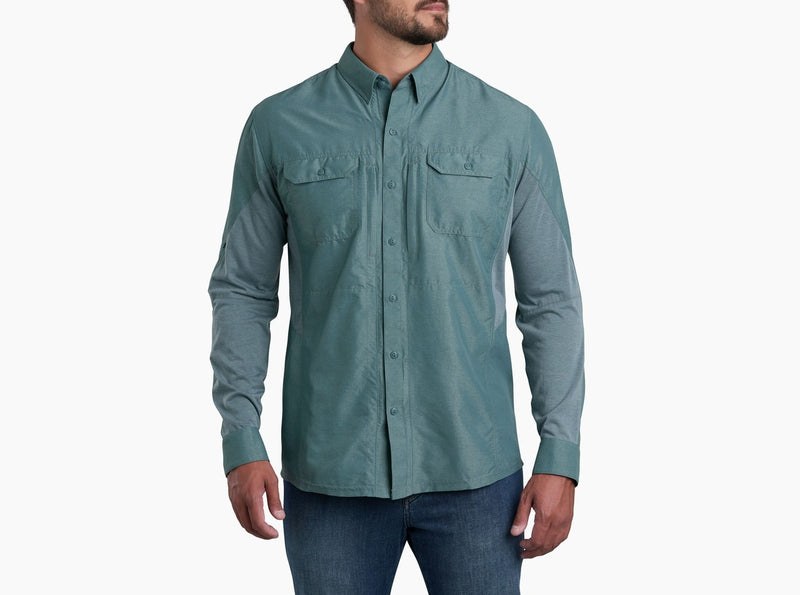 Load image into Gallery viewer, Kuhl Airspeed Long Sleeve Men&#39;s Shirt - Deep Waters
