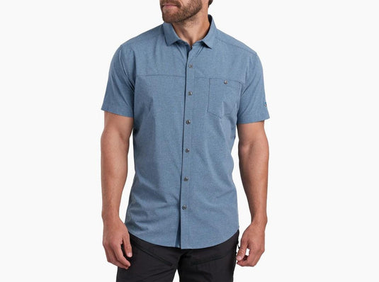 Kuhl Optimizr Mens Short Sleeve Shirt - Endless Sea 
