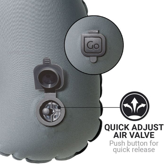 GO COMPACT SNOOZER INFLATABLE NECK PILLOW