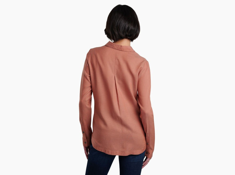 Load image into Gallery viewer, Kuhl Hadley Long Sleeve Women&#39;s Shirt - Clay
