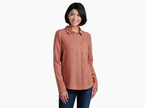 Kuhl Hadley Long Sleeve Women's Shirt - Clay