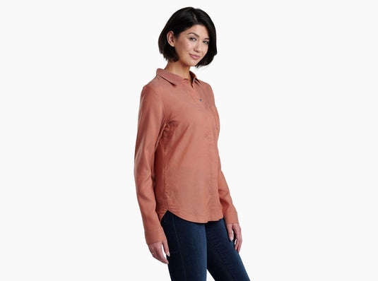 Kuhl Hadley Long Sleeve Women's Shirt - Clay