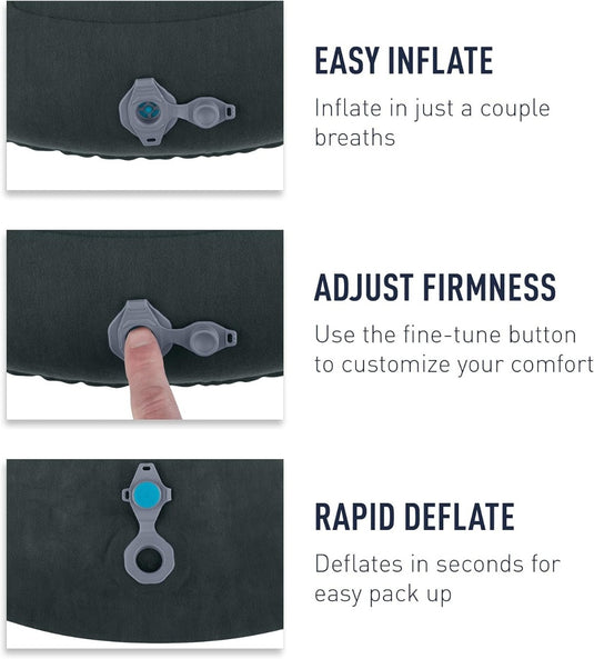 Sea to Summit Aeros Premium Pillow Regular: Multi Functional Valve