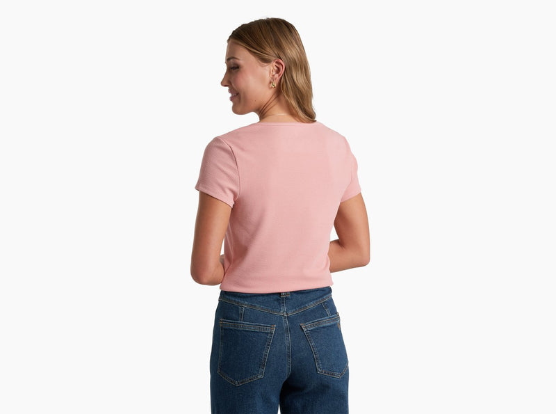 Load image into Gallery viewer, Kuhl Remi Notch s/s Coral Rose Womens
