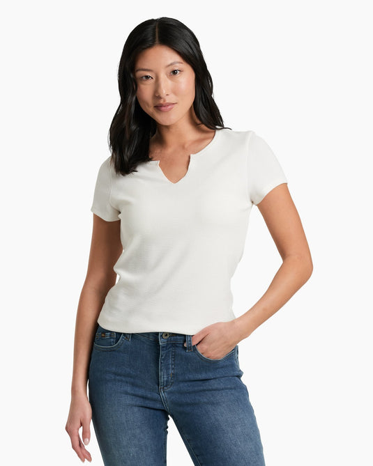 Kuhl Remi Notch s/s White Womens