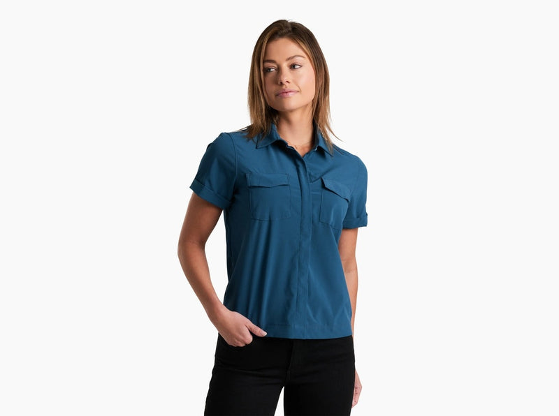 Load image into Gallery viewer, Kuhl Vantage Travelr s/s Seaport Womens
