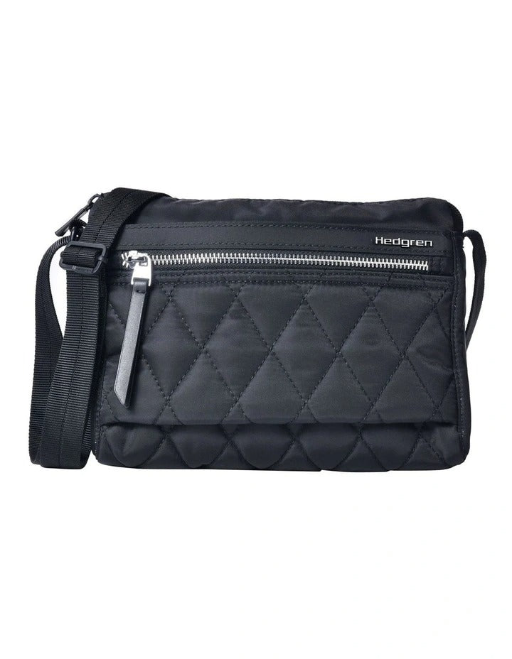 Load image into Gallery viewer, Hedgren Eye S RFID Crossover Bag - Quilted Black
