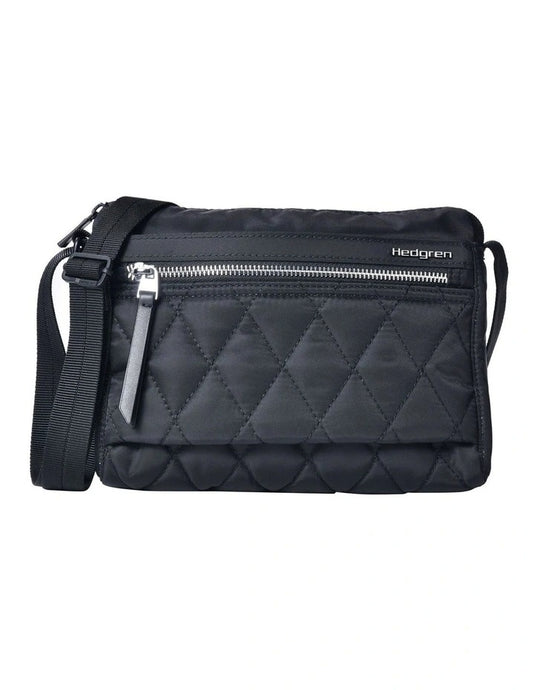 Hedgren Eye S RFID Crossover Bag - Quilted Black