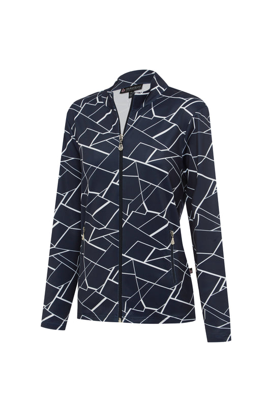 Birdee Crazy Travel Jacket Navy Womens
