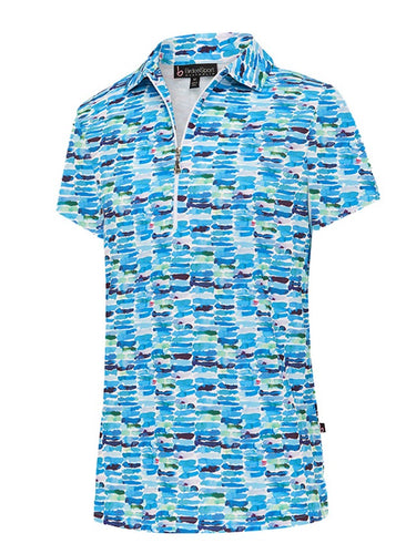 Birdee High Noon S/S Top Blue Womens