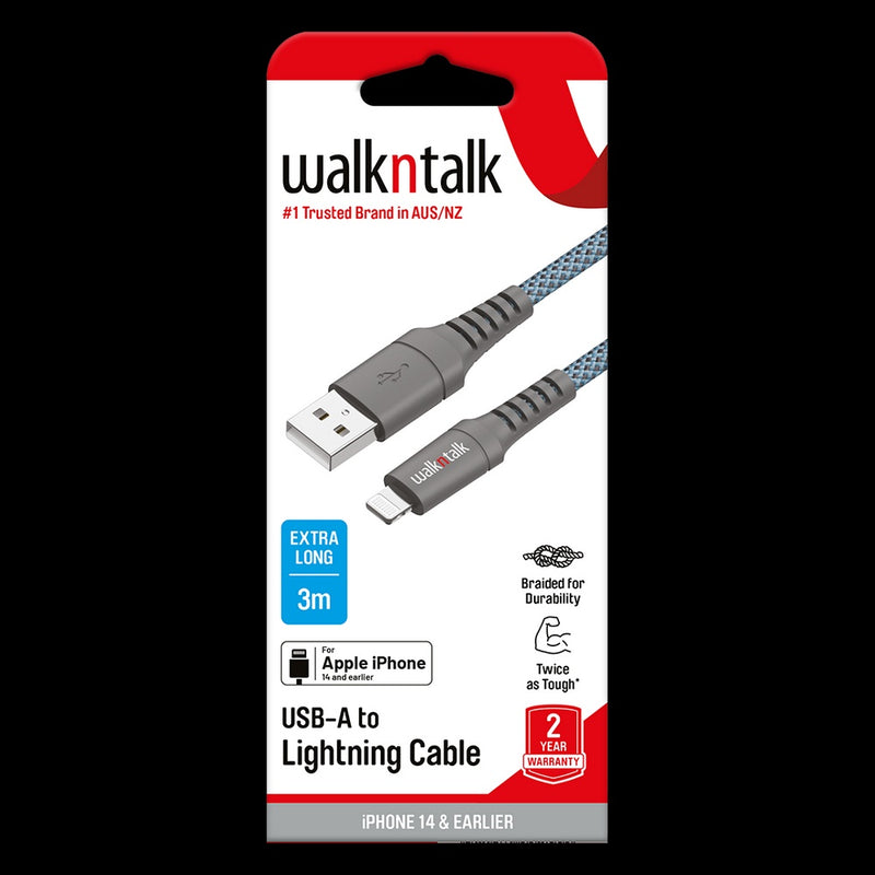 Load image into Gallery viewer, WnT Sync cable USB-A to Lightning 3m
