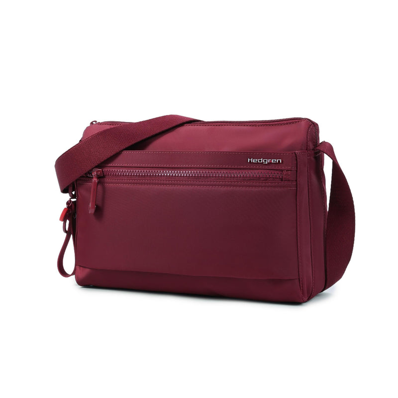 Load image into Gallery viewer, Hedgren Eye Neo Med RFID Crossbody Maroon Banner
