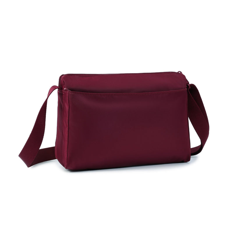 Load image into Gallery viewer, Hedgren Eye Neo Med RFID Crossbody Maroon Banner
