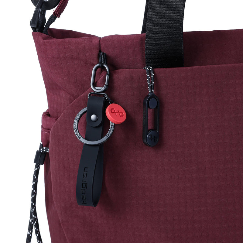 Load image into Gallery viewer, Hedgren Satoshi Tote 14Inch Maroon Banner
