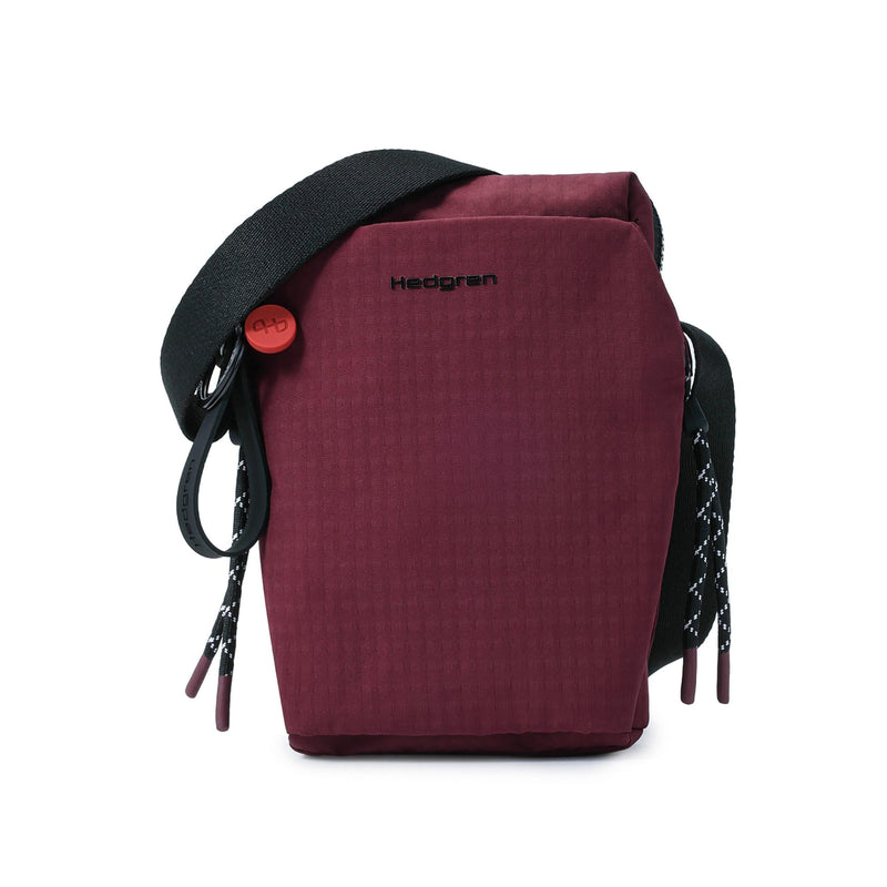 Load image into Gallery viewer, Hedgren Sipho Phone Bottle Bag Maroon Banner
