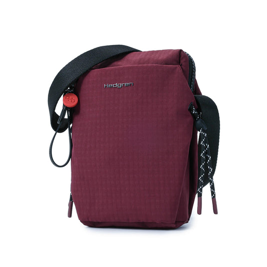 Hedgren Sipho Phone Bottle Bag Maroon Banner