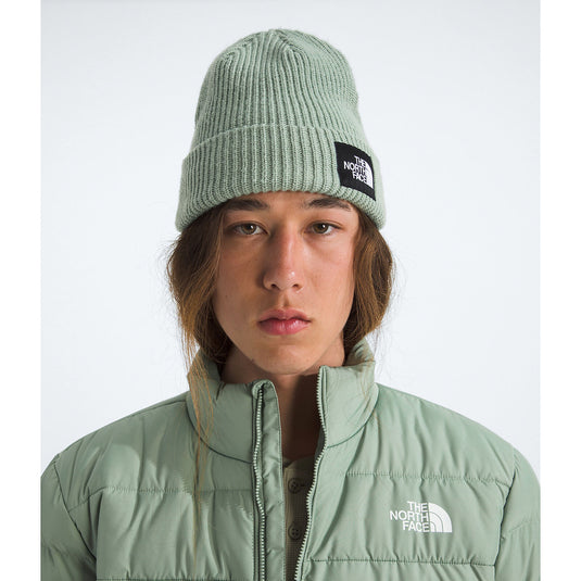 TNF Salty Lined Beanie Slate Moss