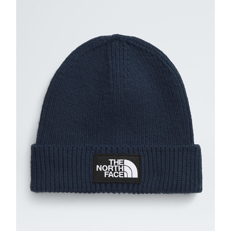 Load image into Gallery viewer, TNF Logo Box Cuffed Beanie Summit Navy
