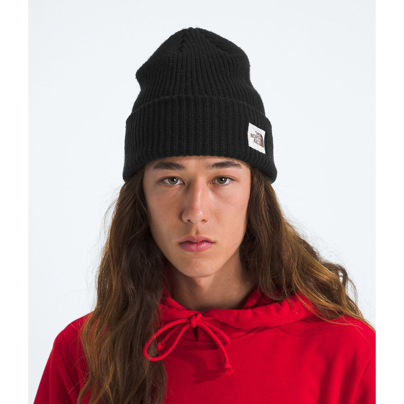Load image into Gallery viewer, TNF Salty Lined Beanie Black

