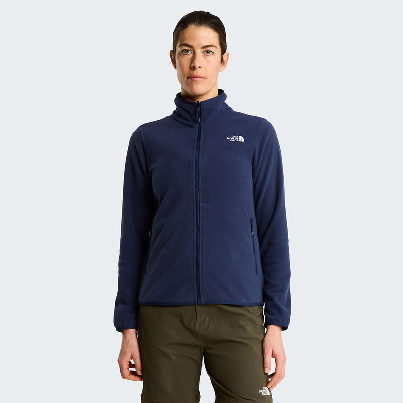 Load image into Gallery viewer, TNF TKA Glacier Fzip Jacket Summit Navy Womens
