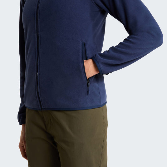 TNF TKA Glacier Fzip Jacket Summit Navy Womens