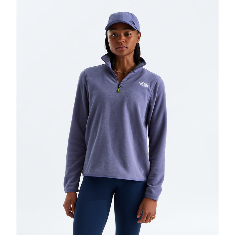 Load image into Gallery viewer, TNF TKA Glacier QZip Grounded Plum Womens
