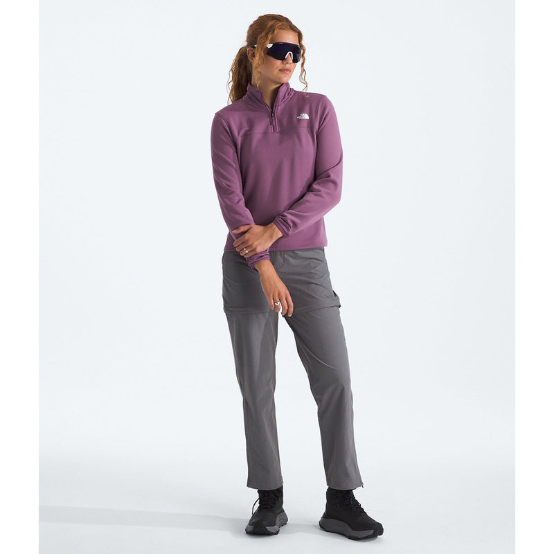 Load image into Gallery viewer, TNF Cedar Trail QZip Chroma Purple Womens
