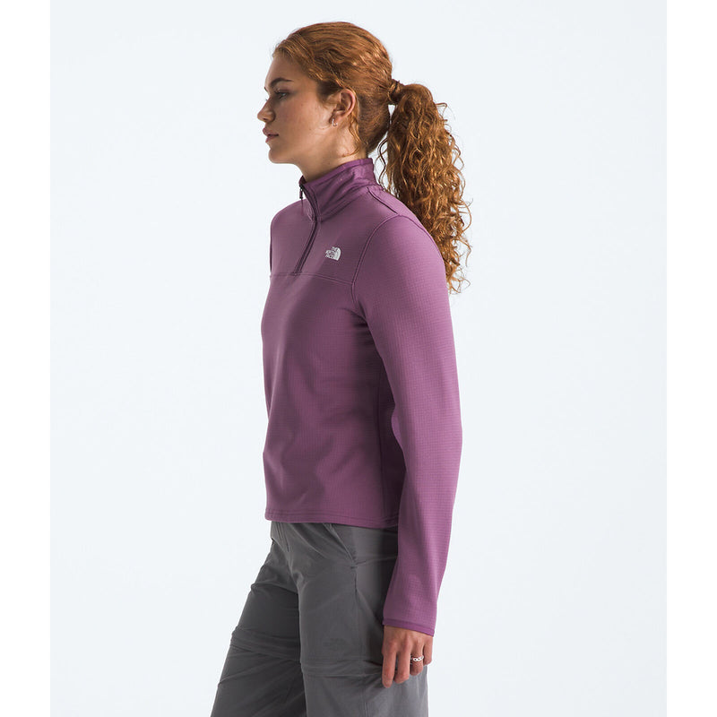 Load image into Gallery viewer, TNF Cedar Trail QZip Chroma Purple Womens
