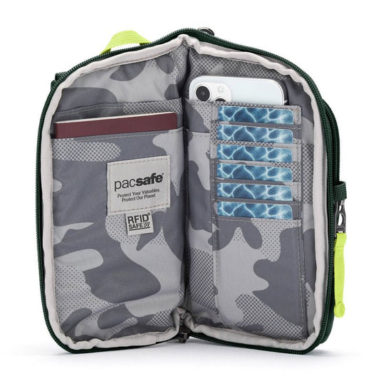 Pacsafe GO Tech Crossbody Spruce Green