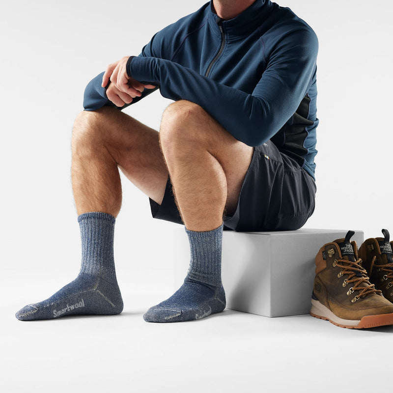 Load image into Gallery viewer, Smartwool Hike Classic LC Crew Alp Blue
