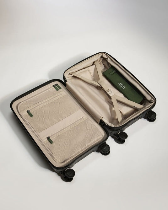 Antler Icon Stripe Cabin Roller Case - Black 