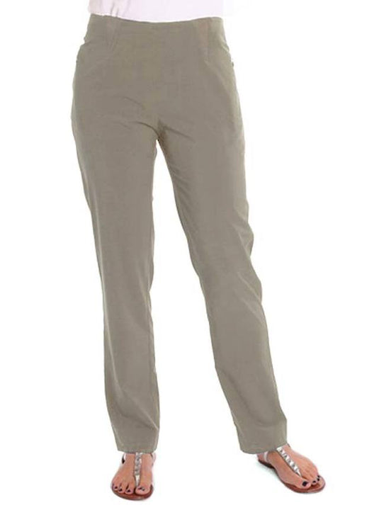 Birdee Tech slide on pants in taupe