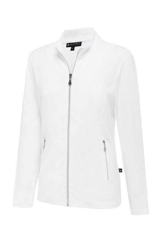 Birdee Sport Womens Kerrie Leisure Jacket - White