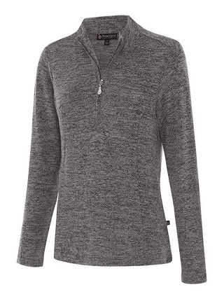 Birdee Layer Long Sleeve Womens Top - Charcoal 

