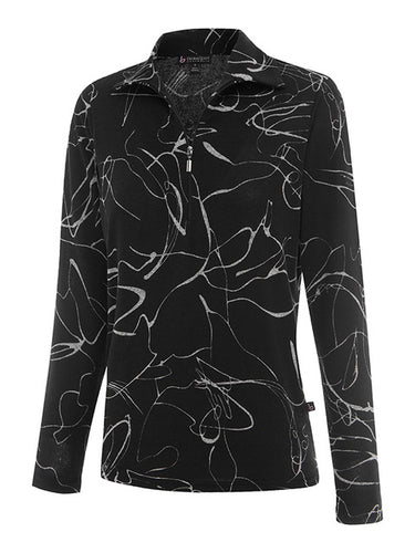 Birdee Sport First Tee Womens Jacket - Black/Silver