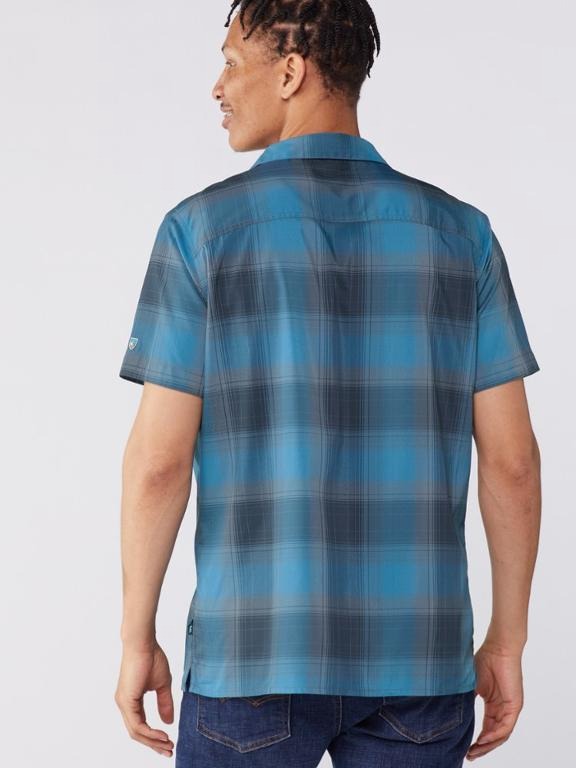 Load image into Gallery viewer, Kuhl Stretch Response Short Sleeve Mens Short - Shadow Blue
