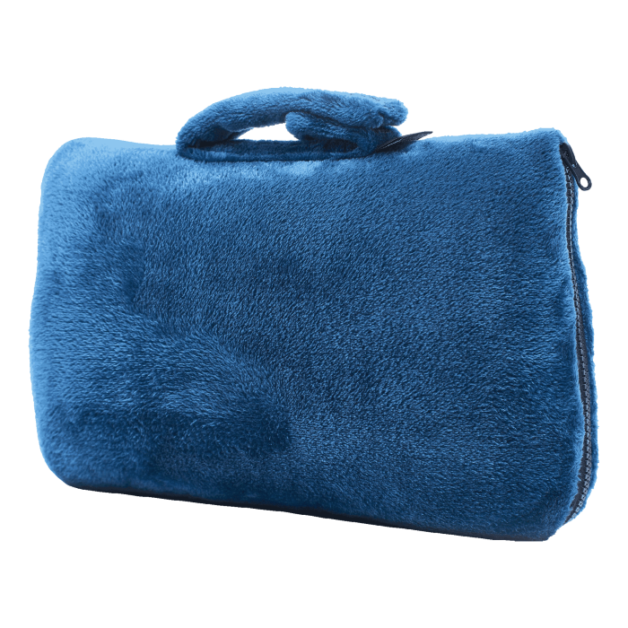 Load image into Gallery viewer, Cabeau Fold n Go Blanket Royal Blue
