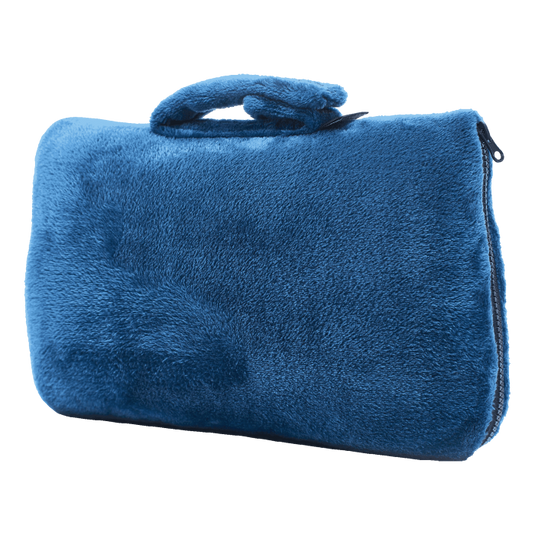 Cabeau Fold n Go Blanket Royal Blue